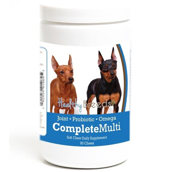 Healthy Breeds 192959010695 Miniature Pinscher all in one Multivitamin Soft Chew - 90 Count 192959010695 - main